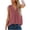 Pink, variant on Spring Tops for Women Womens Tank Tops Loose Fit Women Blouse T-shirt Tunic Tops Loose Casual Sleeveless V-Neck Solid Casual