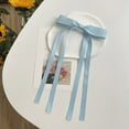 thumbnail image 6 of Elegant Bow Hairpins Solid Color Bowknot Hair Clips for Girls Double Ribbon Hair Barrettes Duckbill Clip Accessories, 6 of 19