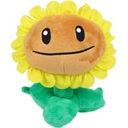 Guvpev 8" Plants vs Zombies Sunflower Plush Zombies Toys PVZ Soft Stuffed Plushies 1 2 PVZ Sunflower Plush Birthday Gift for Children Boys Girls, Theme Party Halloween Christmas Great Choice