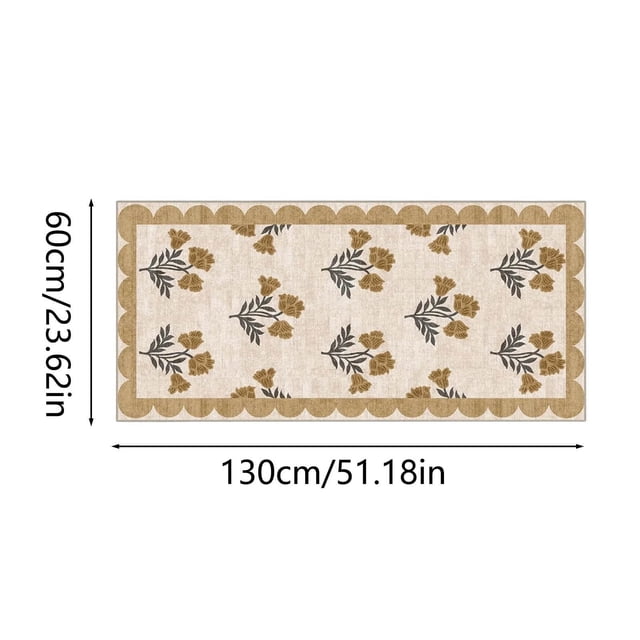 Home Entryway Doormat Floral Pattern Non Slip Door Mat Dirt Trapping Absorbent Floor Rug Durable Washable Welcome Mat Indoor Outdoor Use For Front Door Porch Hallway Garage Laundry Room Home Use