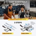 thumbnail image 4 of YARO Professional Rolling Knife Sharpener with Adjustable Magnetic Angles - Aluminum Sharpening System for Kitchen & Chef Knives, 4 of 8