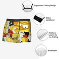 thumbnail image 6 of Simpsons Men's Breathable Boxer Briefs Soft Stretch Moisture-Wicking Underwear Medium, 6 of 9