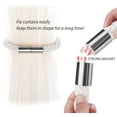 thumbnail image 4 of Strong Magnetic Curtain Tiebacks Modern Simple Style Drape Tie Backs Convenient Decorative Weave Rope Curtain Holdbacks for Thin or Thick Home & Office Window Draperies, 4 of 6