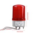 thumbnail image 3 of 1pc Red LED Emergency Warning Lighting Bulb Rotating Beacon Lamp AC220V, 3 of 5