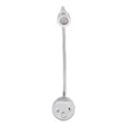 thumbnail image 1 of Bedside Reading Lamp, Adjustable Gooseneck LED  Aluminum Alloy RV Task Light 10-30v Focused Lighting  For Home For  Silver, 1 of 8