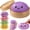 Purple, variant on Dumpling Squishy Mystery Box Squeeze Toy, Easter Squishy Dumpling Fidget Toy, Stress Relief Balls Sensory Toy (Purple)