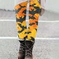 thumbnail image 4 of DDAPJ pyju Halloween Leggings for Women Bat Print High Waisted Stretch Yoga Running Pants Novelty Holiday Party Tights Buttery Soft Casual Milk Silk Legging Multicolor#3 M, 4 of 6