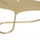 thumbnail image 3 of Leaf Statue Double Headed Ginkgo Shape Golden At Decorative Metal Composite Wooden Base Desktop Leaf Decoration, 3 of 3