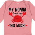 thumbnail image 4 of Inktastic Nonna Loves Me Grandson Boys or Girls Long Sleeve Baby Bodysuit, 4 of 5