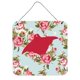 thumbnail image 1 of "Caroline's Treasures Manta ray Shabby Chic Blue Roses Door Hanging Prints BB1014 decoración de pared, 6 x 6, multicolor" Caroline's Treasures BB1014-RS-BU-DS66, 1 of 1