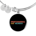 thumbnail image 2 of Bracelet Professionnel Berger de Chat en Acier Inoxydable Ou en or 18 Carats, 2 of 7
