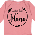 thumbnail image 4 of Inktastic World's Best Nana Girls Long Sleeve Baby Bodysuit, 4 of 5