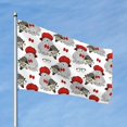 thumbnail image 2 of Picia Rabbit And Hedgehog Printed Flag ,Rabbit And Hedgehog Pattern Garden Flag Vertical Double,Yard Lawn Outdoor Decor 48x72", 2 of 9