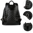 thumbnail image 5 of Backpack Ladies Elegant Pu Leather Backpack Girls For Women Black, 5 of 5