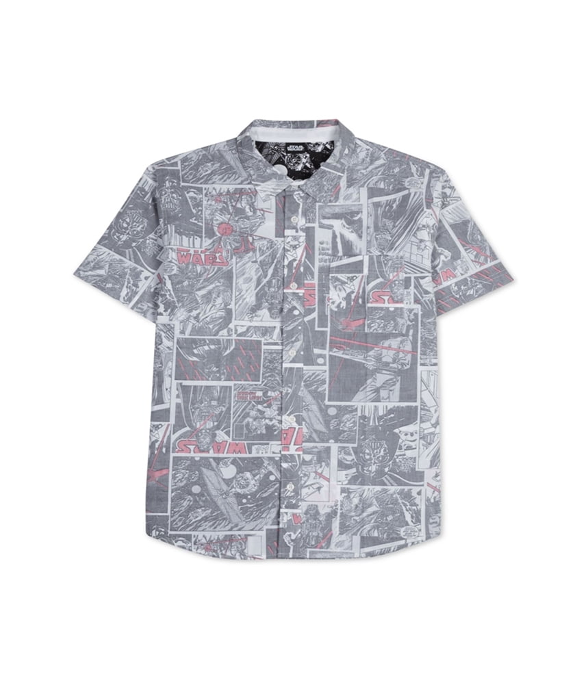 star wars button up shirt mens