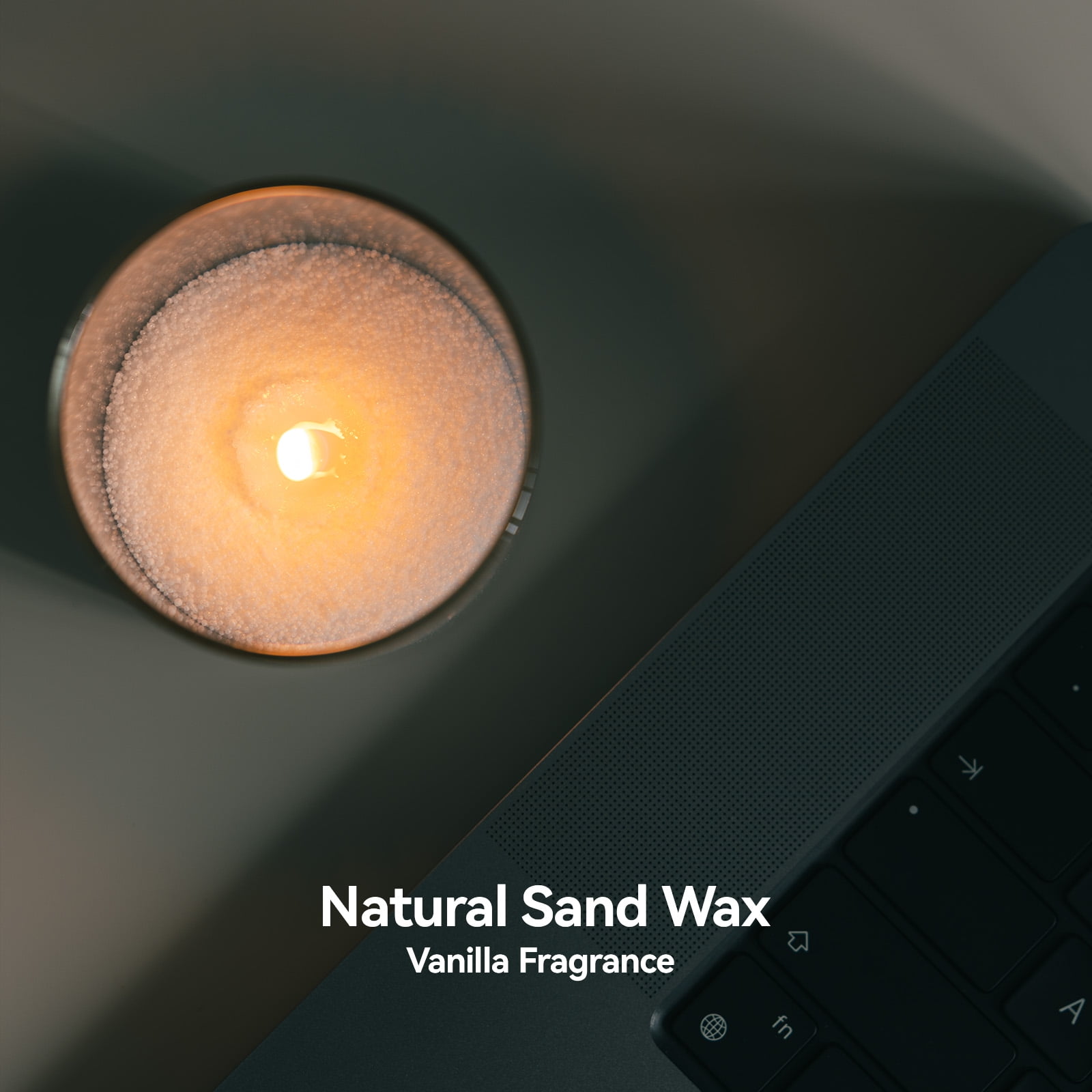 Pizens White Pearl Candle Wax 18 Oz. Vanilla Scent, 50 Cotton Wicks + 2 Wood Wicks, DIY Candle Making Supplies