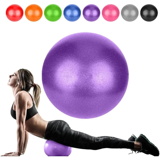 InnotechSC Pelota de Pilates 9", Pelota de Ejercicios Pequeña con Guía, Mini Pelota de Yoga para Pilates, Yoga, Entrenamiento Básico, Fisioterapia, Equilibrio, Estabilidad, Estiramiento