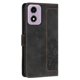 thumbnail image 3 of Tulips Emboss Leather Case For Motorola Moto E14, 3 of 5