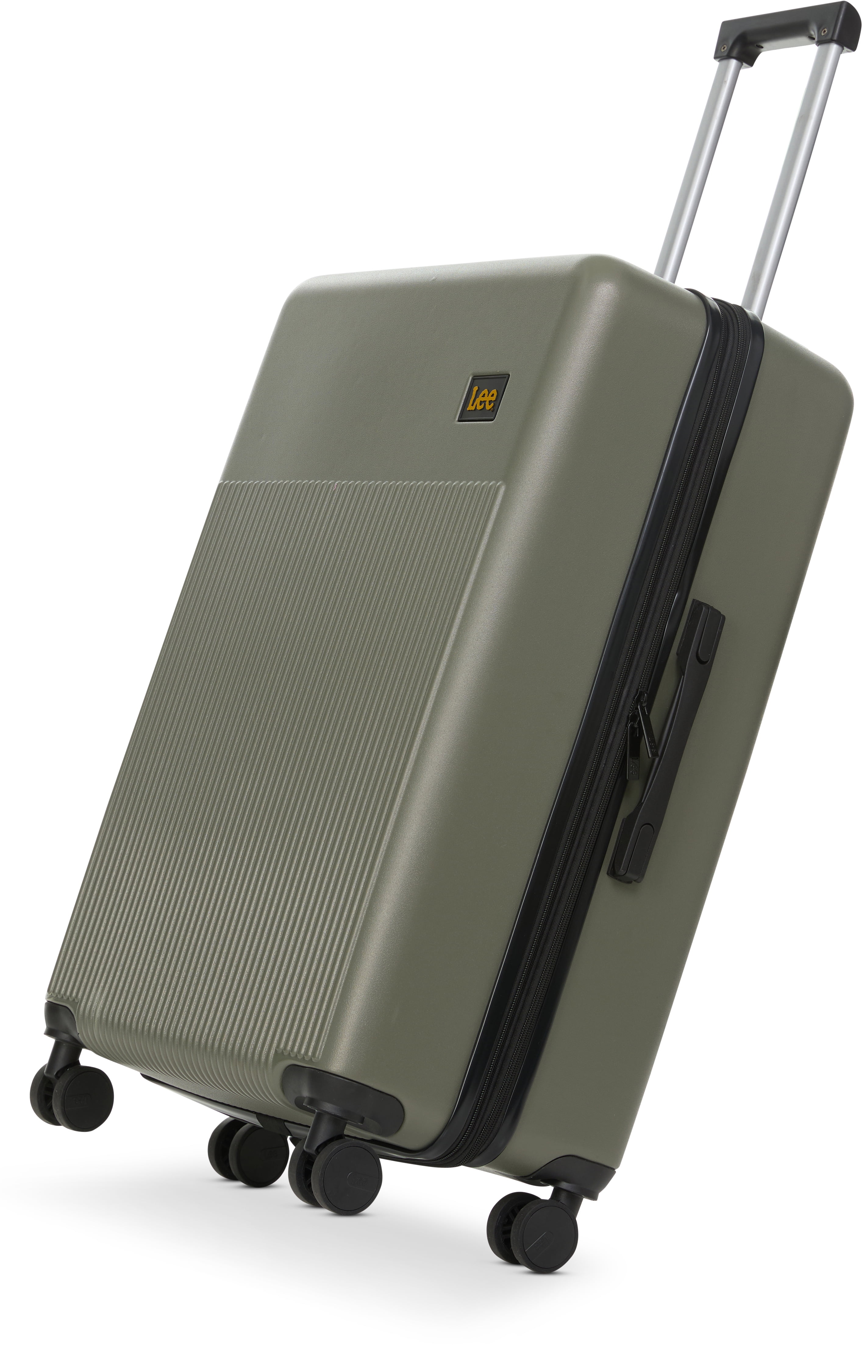 Lee 28 in Unisex Checked Bag Luggage, Olive