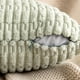 thumbnail image 3 of Pack Of 2 Corduroy Decorative Throw Pillow Covers 20x20 Inch Soft Boho Striped Pillow Covers Modern Farmhouse Home Decor For Spring Sofa Living Room C, 3 of 5