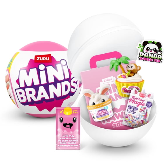 Mini Brands Kawaii Capsule by ZURU - Surprise Unbox Collectible Toy for Kids Ages 3