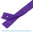 thumbnail image 4 of Uxcell 6 Yard Snap Button Tape for Sewing Cotton Snap Button Trim Fastener Buckles Tape for Clothes DIY, Purple, 4 of 7