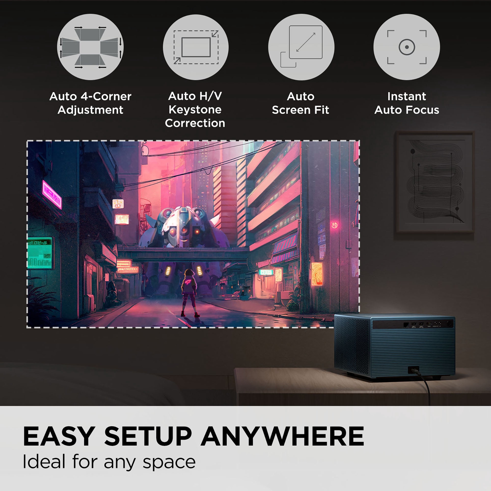 ViewSonic LX60HD 1080P LED Portable Projector