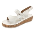 thumbnail image 1 of Heiheiup Women's Summer Non Slip Hook Loop Fish Mouth Wedges Beach Open Toe Breathable Sandals Shoes, 1 of 8