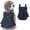 Denim Shirt, variant on Denim Dog Dresses for Small Dogs Girl with D-Ring and Bow Decor Velcro,Dark Blue XS Girl Dog Clothes for Puppies Cats,Yorkie Chihuahua Clothes,Cute Puppy Cat Apparel