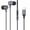 Iron gray, variant on Y01 Metal earphones USB-C(TYPE-C) Wired Earbuds for iPad Pro iPhone 15/16/17 Series, Hi-Fi Stereo Sound with Mic Volume Control, Universal Android Compatible