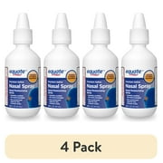 (4 pack) Equate Premium Saline Nasal Moisturizing Spray, 1.5 fl oz