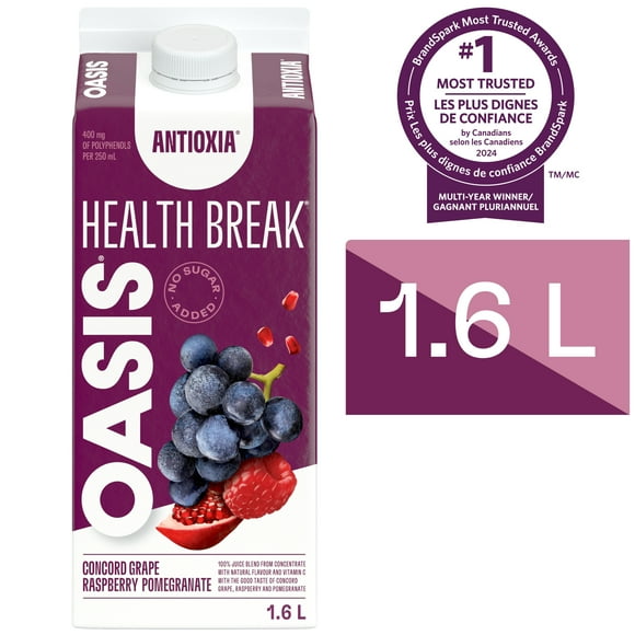 Jus de grenade, raisin Concord, framboise 1,6 L