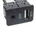 thumbnail image 5 of Black Adaptador de extensión USB dual del panel del puerto USB del soporte empotrado del tablero Autp del 1,5 m, 5 of 5