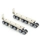 thumbnail image 4 of 2 uds hogar 12 ruedas perchas rodillo silencioso puerta corredera rodillo polea puerta armario Hardware Kit, 4 of 5