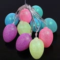 thumbnail image 3 of Easter Egg String Lights Decorations,8.7Ft 20LED Easter Egg Lights Colorful Waterproof Battery Operated Fairy Lights for Indoor Home Holiday Easter Hunt Decor, 3 of 7