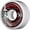White/Red, variant on Powell Peralta Ray Rod Skull & Sword Skateboard Wheels 103a 56mm White/Red