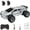 Silver (2PCS Battery), variant on Cybepunk RC Off-Road Vehicle, 2.4GHz All-Terrain 4WD Land & Water Remote Control Car with 360° Rotation, 1:20 Waterproof Electric Off-Road Toy for Adults