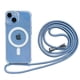 thumbnail image 2 of Crossbody Lanyard Clear Magnetic Case For iPhone 15 Plus 14 13 12 Pro Max 11 For Magsafe Shockproof Acrylic Hard PC Back Cover, 2 of 5