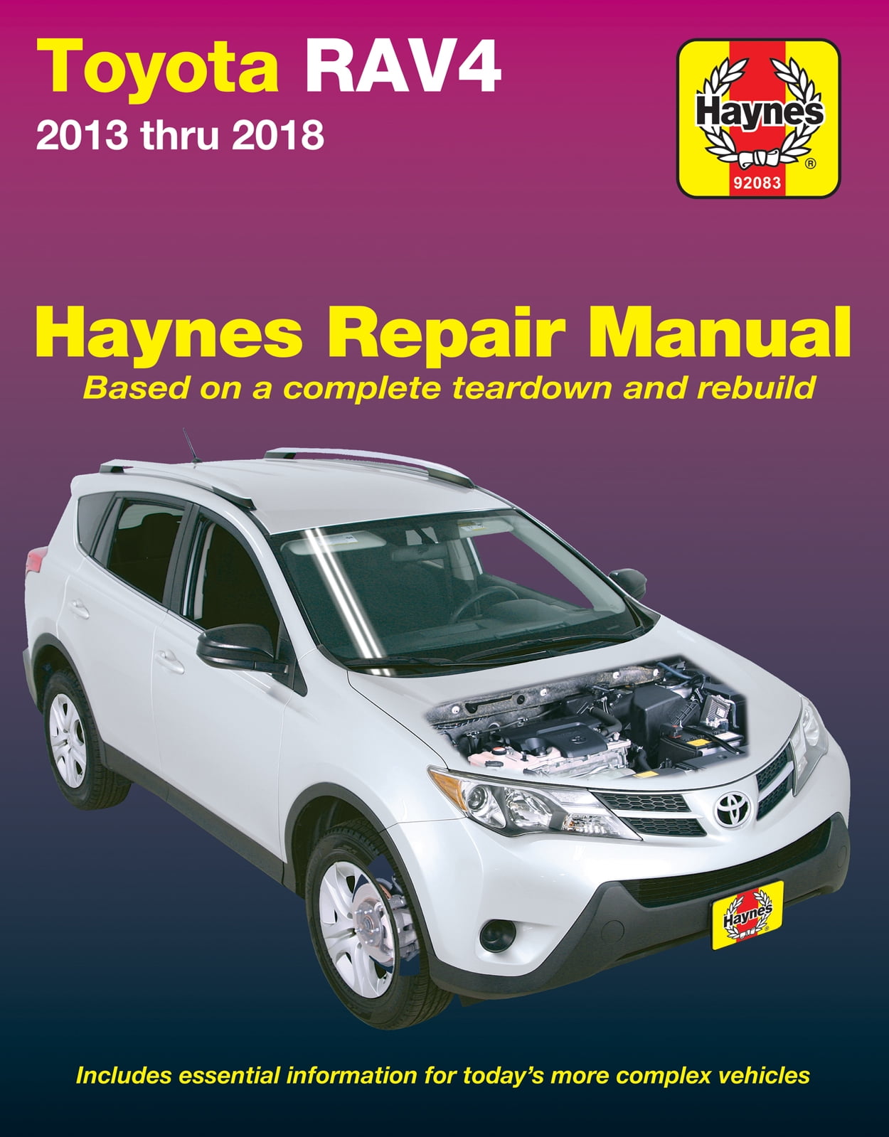 Toyota Rav4 13 18 Haynes Repair Manual Does Not Cover Information Specific To Rav4 Ev Electric Vehicle Models Walmart Com Walmart Com