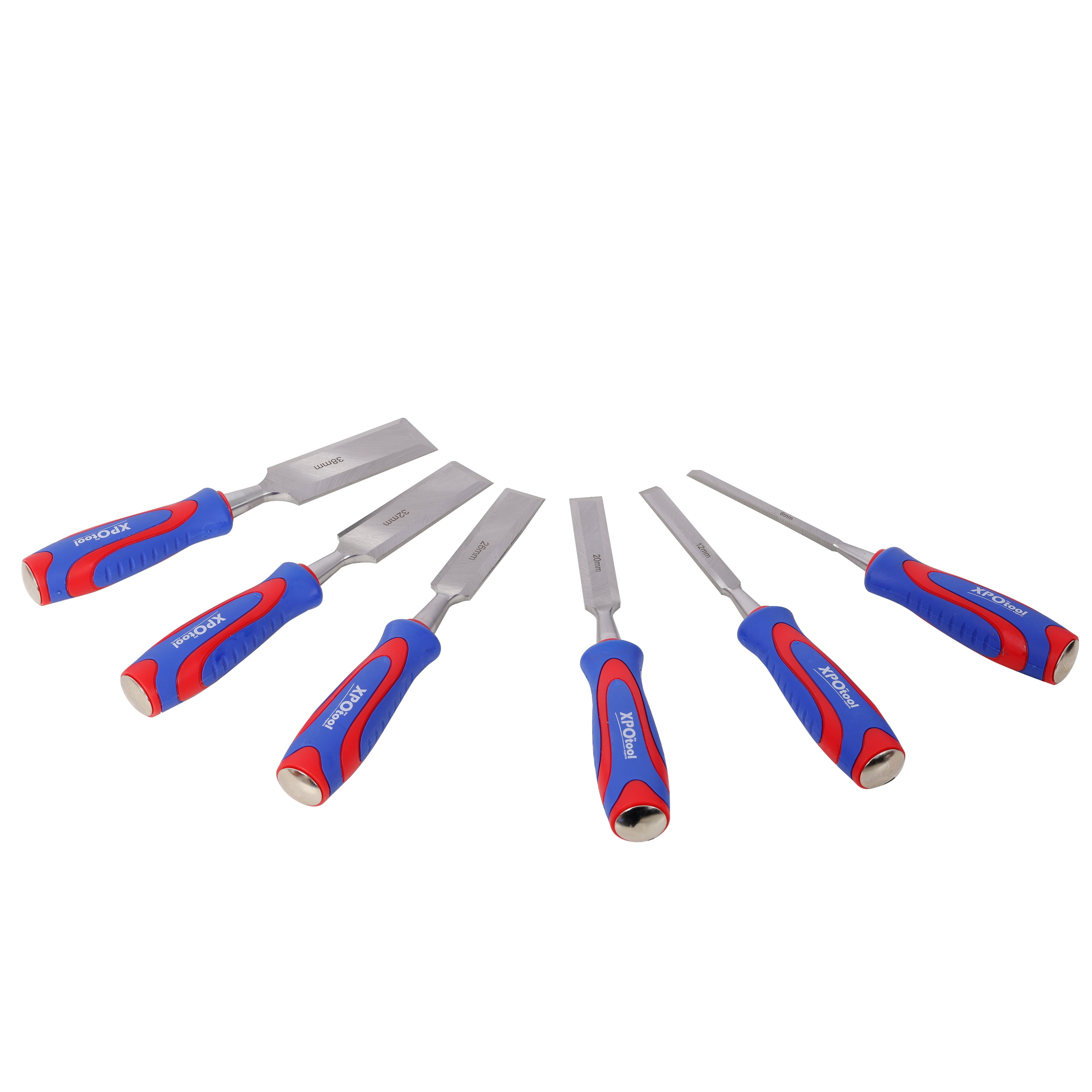 10‑Piece Premium Wood Chisel Set, 6 CR‑V Alloy Steel Chisels with Honing Guide, Sharpening Stone & 2 Carpenter Pencils, Heat‑Treated Woodworking Carving Tool Kit for Beginners & Professionals