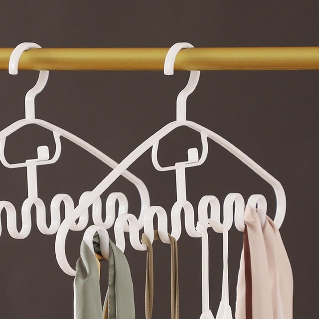 BRIGHTFUFU 10Ud Organizadoras Para Closet Con Soporte Para Blusas Pañuelos Y Corbatas