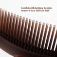 thumbnail image 3 of Brown Dandruff Comb for Quick Removal, Plastic Scalp Care Tool for Men and Women Adults, 3 of 4