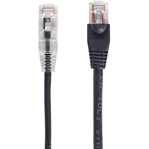 Black Box Slim-Net Cat.6 UTP Patch Network Cable 10 ft Black