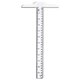 thumbnail image 1 of 30cm T Shape Plastic Ruler For Handmade Craft Diy Study Design Art Supplies Accessories, 1 of 1