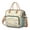 Beige-1, variant on Marine Beach Vibes Lunch Bag – Large Leakproof Cooler Tote with Underwater Fish and Sand Print, Reusable Lunch Box for Tropical or Coastal Days