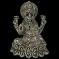 thumbnail image 6 of 999 Pure Silver 2.5-inch Ganesh & Lakshmi / Laxmi Idol / Statue / Murti (Figurine #34), 6 of 8