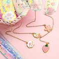 thumbnail image 3 of 1pc Random Pattern Kawaii Quicksand Rulers Girl Drawing Template Lace Sewing Ruler 5.91inch Pendant Cute Bookmark Stationery Office School Gift, 3 of 5