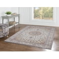 thumbnail image 6 of Linon Home Decor Emerald Area Rug Collection, Ivory and Blue, 5' x 7', 6 of 6