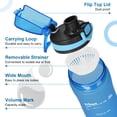 thumbnail image 4 of Opard Sports Water Bottles 20 Oz BPA Free Leak Proof Tritan Plastic Bottle Flip Top, 4 of 6