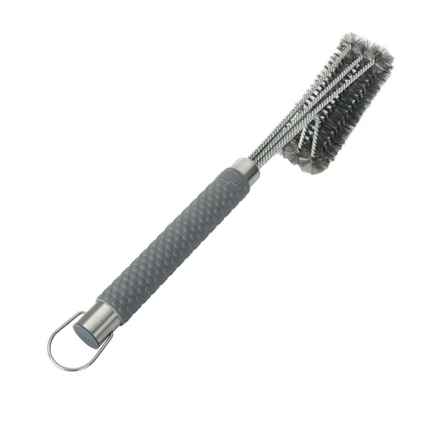 Expert Grill 21” 3head Grill Brush with Stainless Steel Bristles and